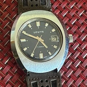 Vintage Lovys Gents Wristwatch